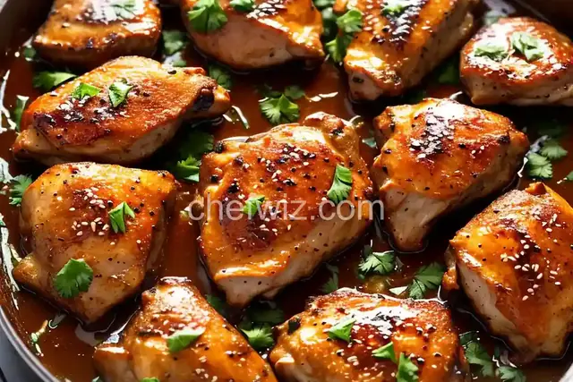 Dirty P's Garlic-Ginger Chicken Thighs
