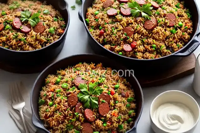 Dirty Rice with Smoked Sausage