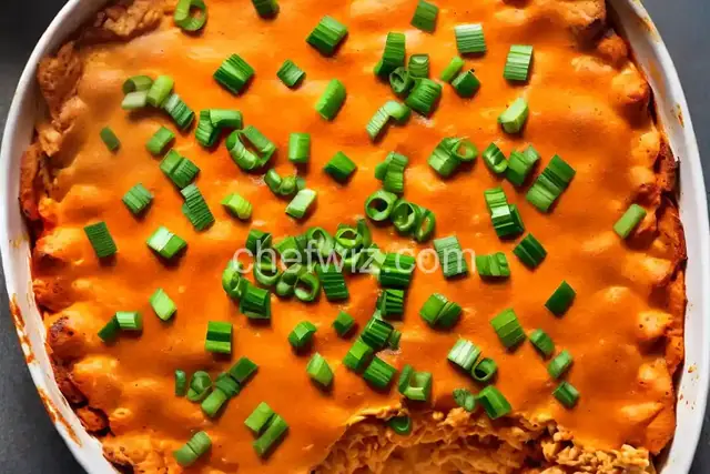 Disappearing Buffalo Chicken Dip