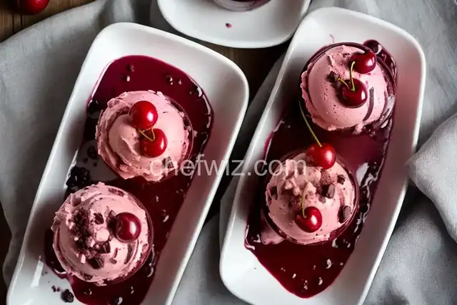 Divine Cherry Chocolate Ice Cream