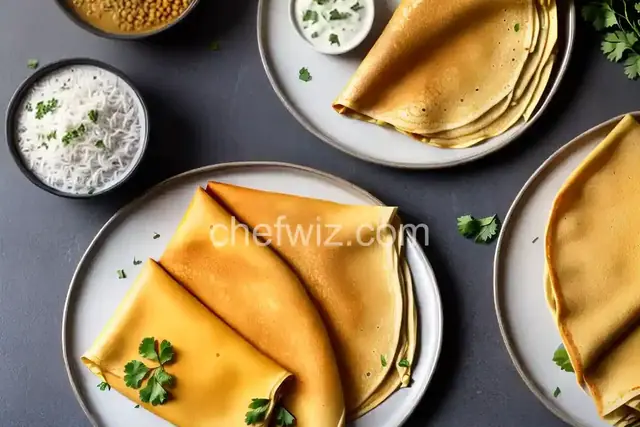 Dosa (Indian Rice-and-Lentil Crepes) Recipe