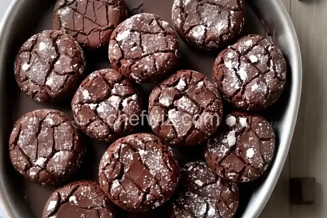 Double Chocolate Crackles