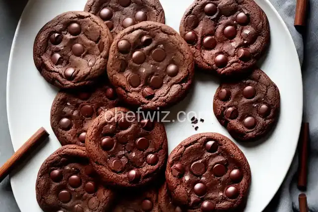 Double Chocolate and Espresso Cookies