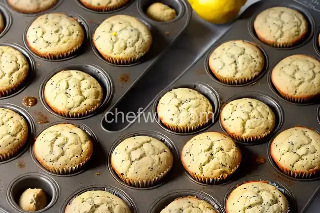 Double Lemon Poppy Seed Muffins