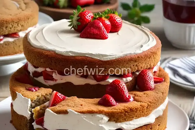 Double-Strawberry Cake Recipe