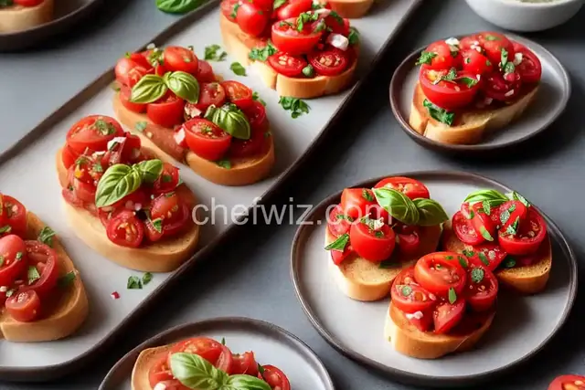 Double Tomato Bruschetta