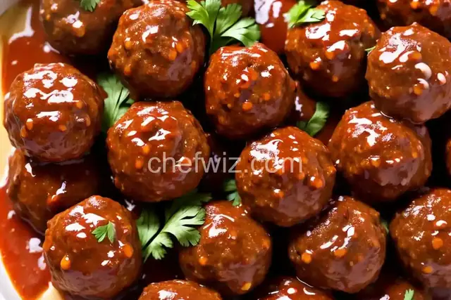 Dr. Pepper Meatballs