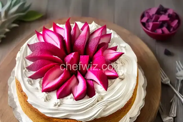 Dragon Fruit Cake