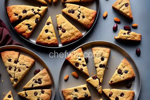 Dried Cherry Almond Scones
