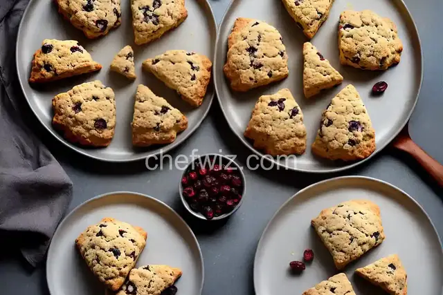 Dried Cranberry, Walnut, and Lemon Scones