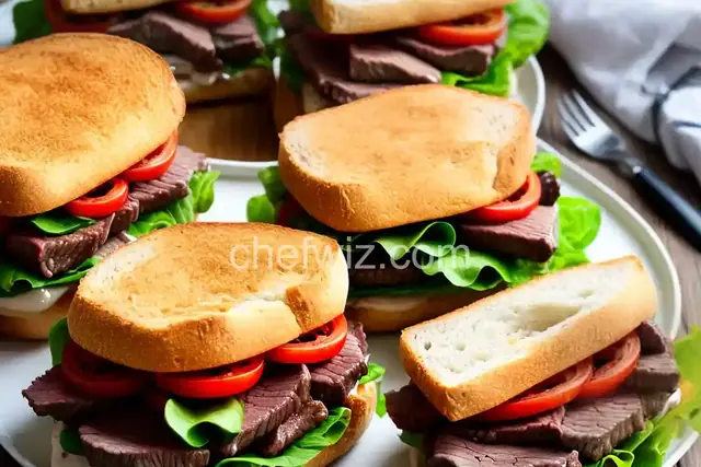 Drip Beef Sandwiches