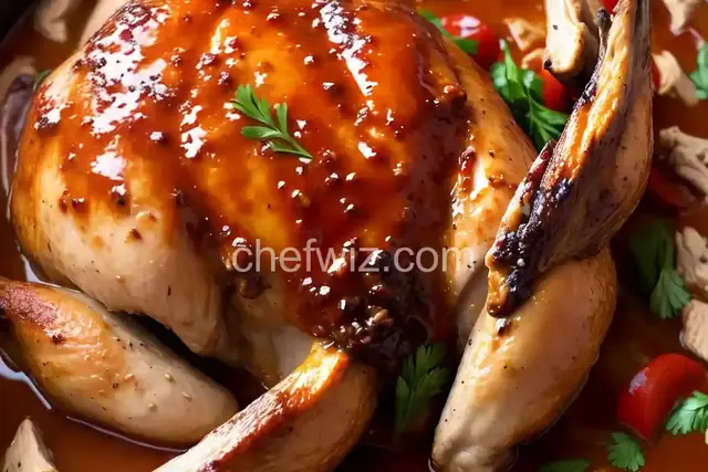 Drunken Chicken ...heavy on the sauce!