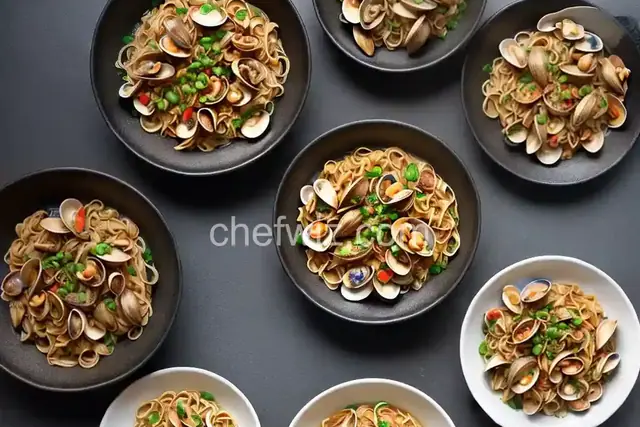 Drunken Clams and Noodles