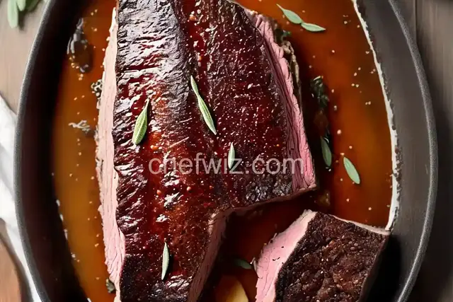Dry-Aged Standing Rib Roast with Sage Jus