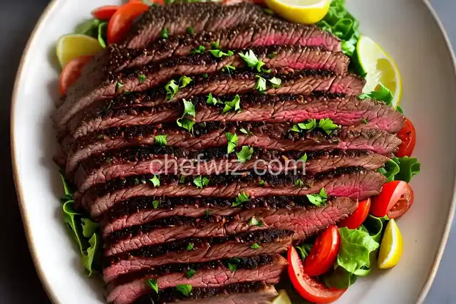 Dry Rubbed Flank Steak