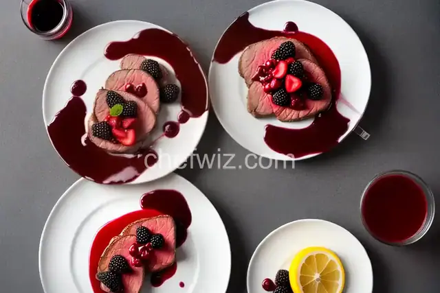 Duck Breast with Berry Sauce