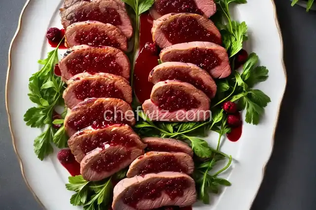 Duck Breasts with Raspberry Sauce