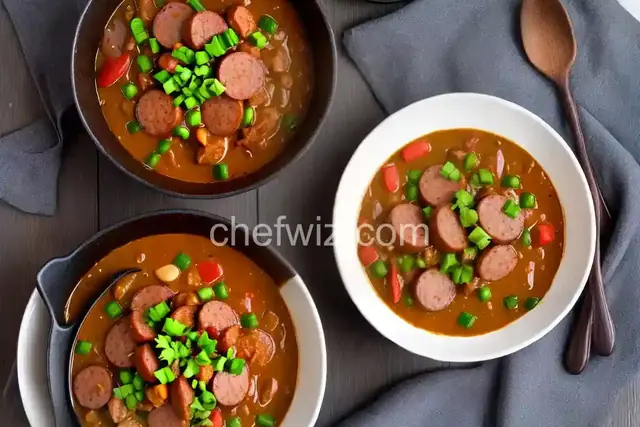 Duck and Andouille Sausage Gumbo