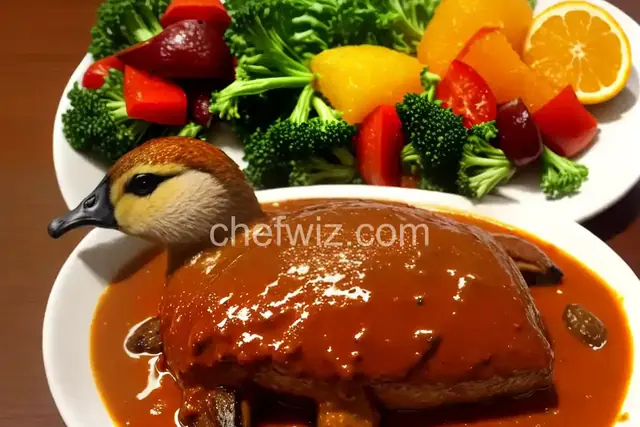 Duck in Orange Sauce