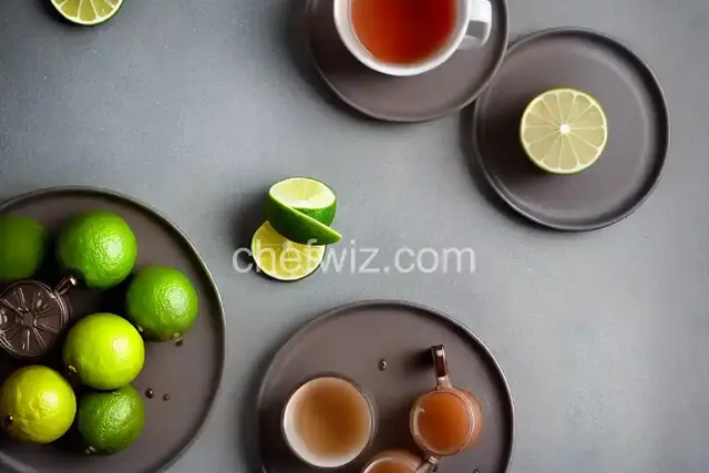 Earl Grey Tea and Lime Ice Pops
