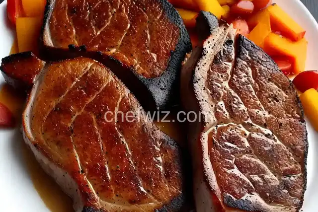 Early Autumn Smoked Pork Chops