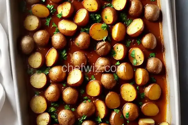 Early Morning Oven Roasted New Potatoes