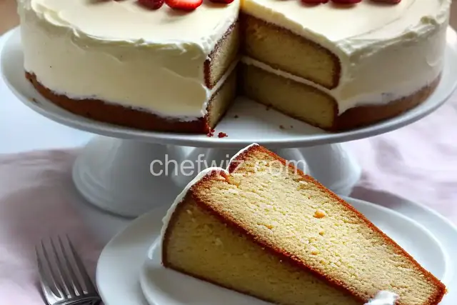 Easiest Vanilla Birthday Cake
