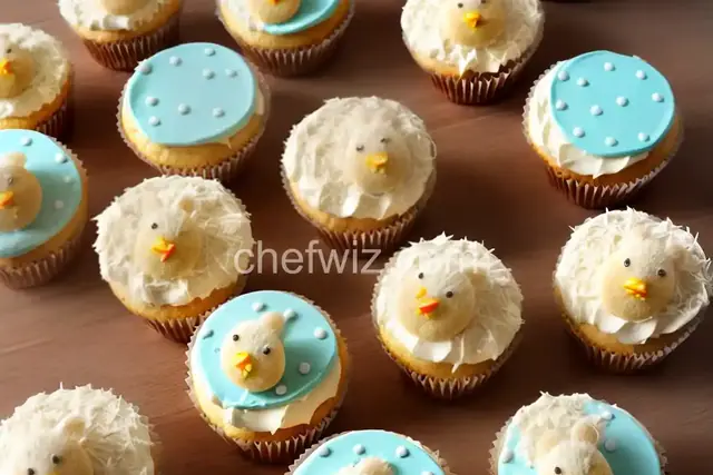 Easter Chick Cupcakes