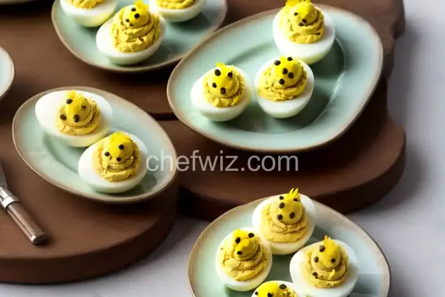 Easter Chick Deviled Eggs