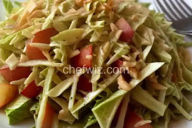 Easy Apple Cabbage Slaw