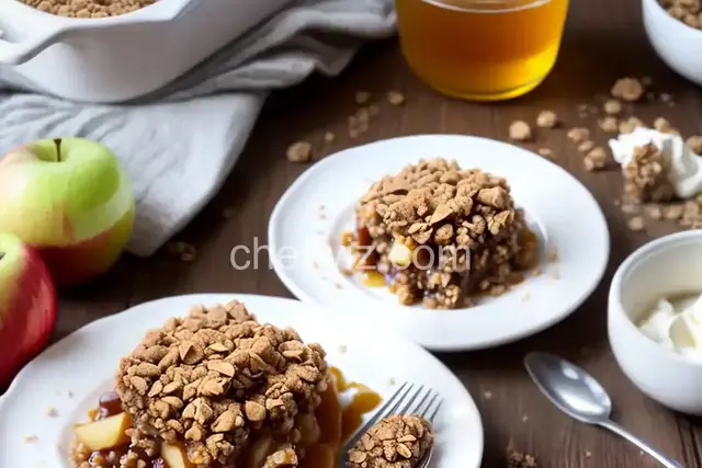 Easy Apple Crisp with Honey