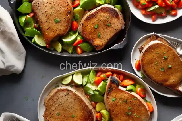 Easy Baked Pork Chops Marinated in Italian Dressing