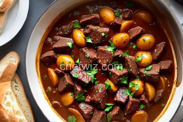 Easy Beef Bourguignon