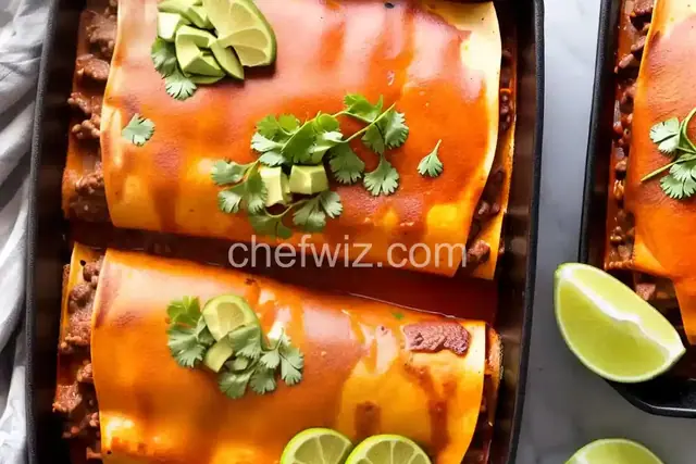 Easy Beef Enchiladas