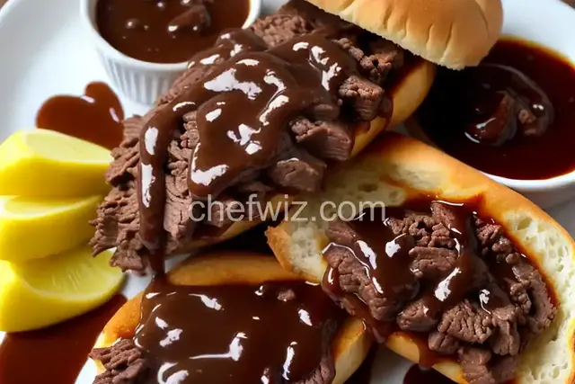 Easy Beef French Dip with Quick au Jus
