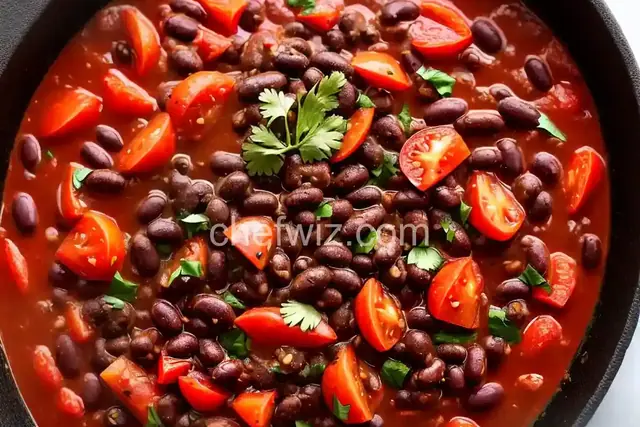 Easy Black Beans and Tomatoes
