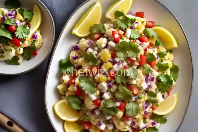 Easy Cauliflower Ceviche