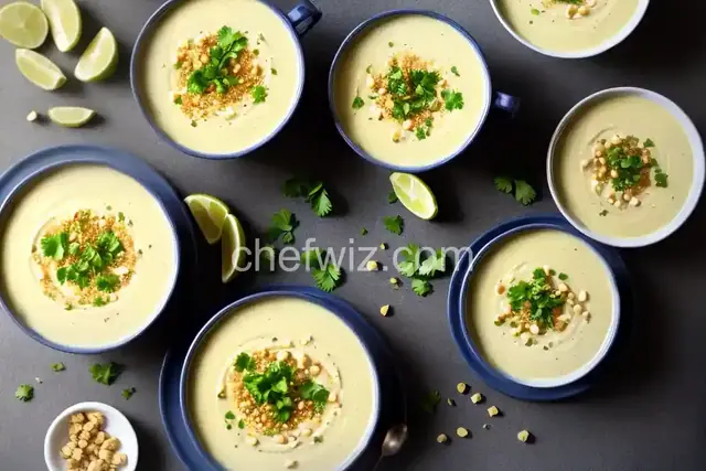 Easy Cauliflower Soup with Fresh Ginger