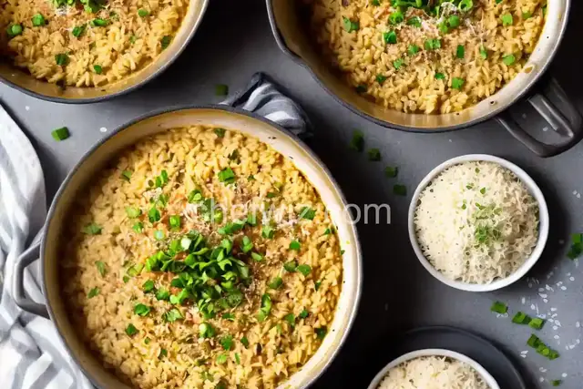 Easy Cheese Risotto Made with Leftover Rice
