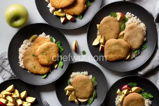 Easy Chicken Cutlets with Apples