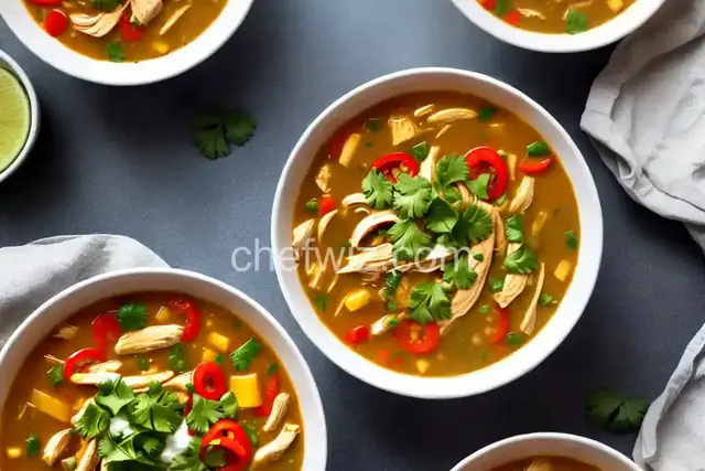 Easy Chicken Fajita Soup