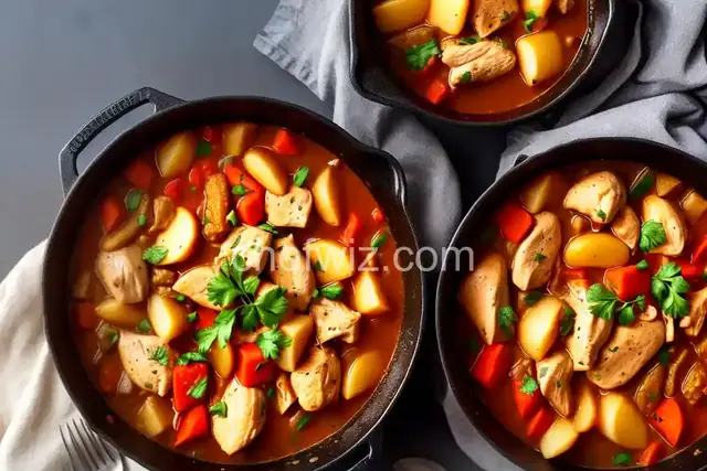 Easy Chicken Stew with Apple