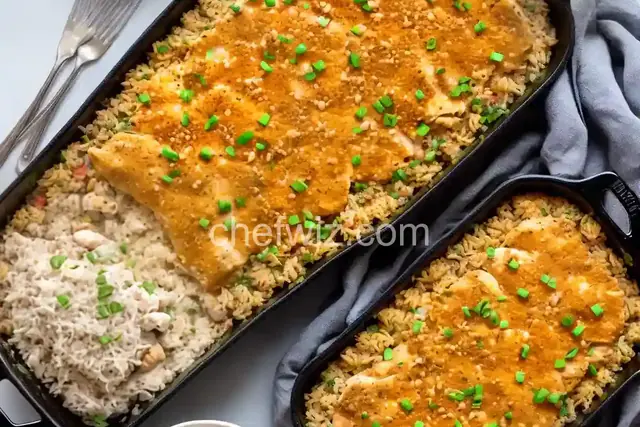Easy Chicken and Rice Casserole