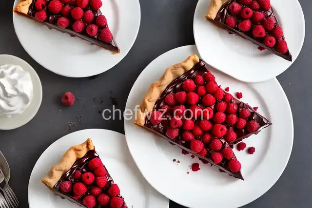 Easy Chocolate-Raspberry Cheese Pie