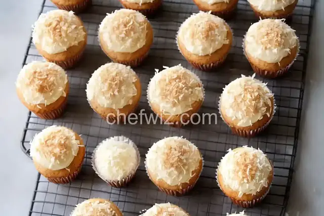 Easy Coconut Cupcakes Recipe
