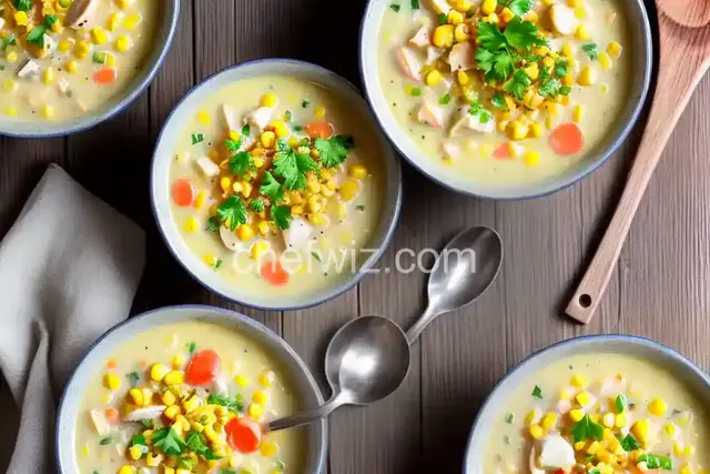 Easy Corn and Crab Chowder
