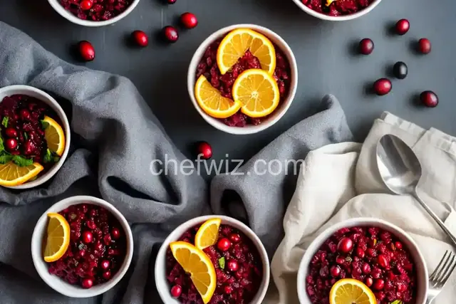Easy Cranberry Orange Relish