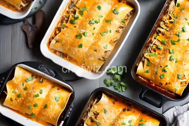 Easy Creamy Chicken Enchiladas