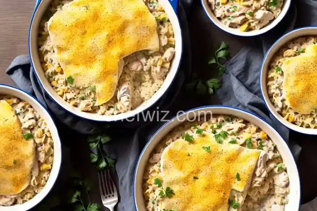 Easy Creamy Chicken and Rice Casserole