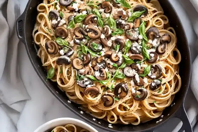 Easy Cremini Mushroom Pasta